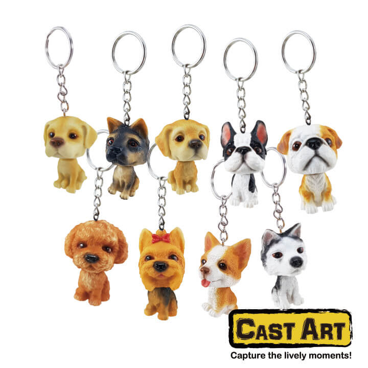 Cast Art Rocking Keychain Puppy Series F8L009-0AAD
