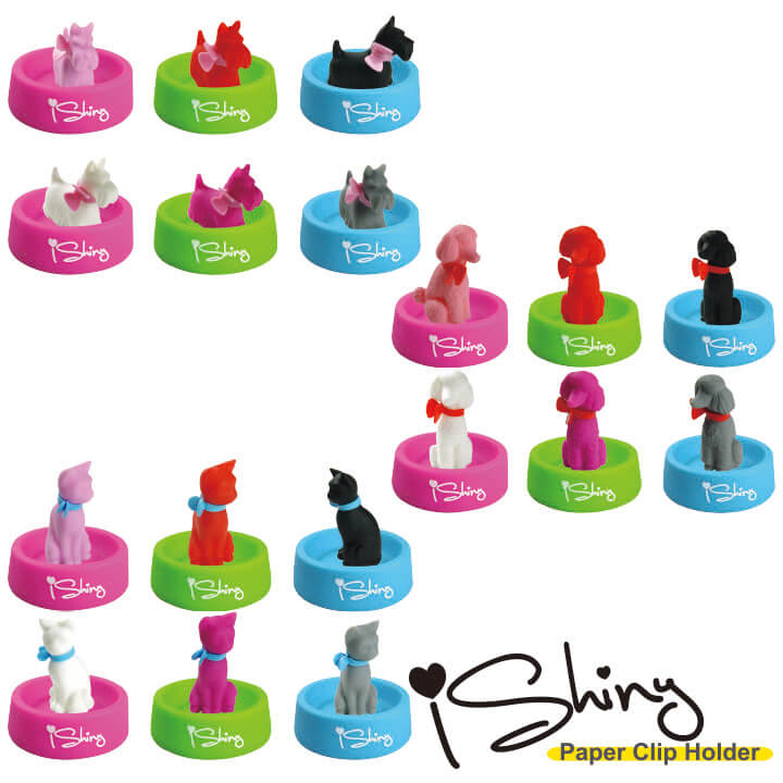 iShiny Paper Clip Holder Dog & Cat Series F8O001-0AAI