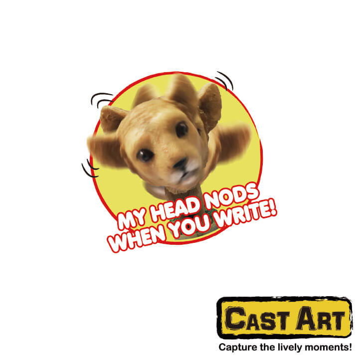 Cast Art Nodding Pen Baby Animal Series F8O005-0DDP