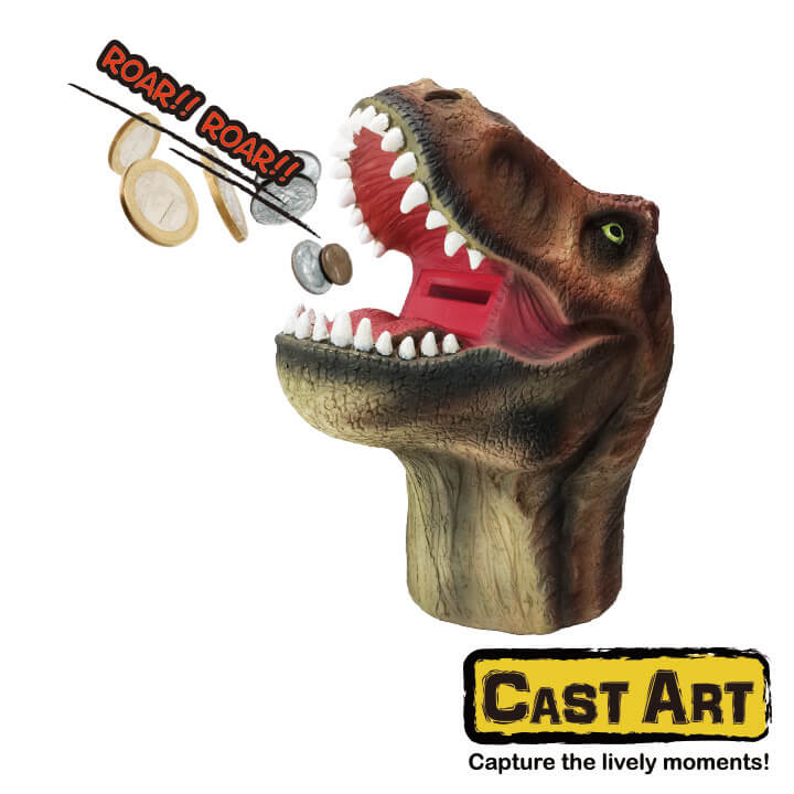 Cast Art Money Box with Sound Dinosaur Series F8O007-1CCD