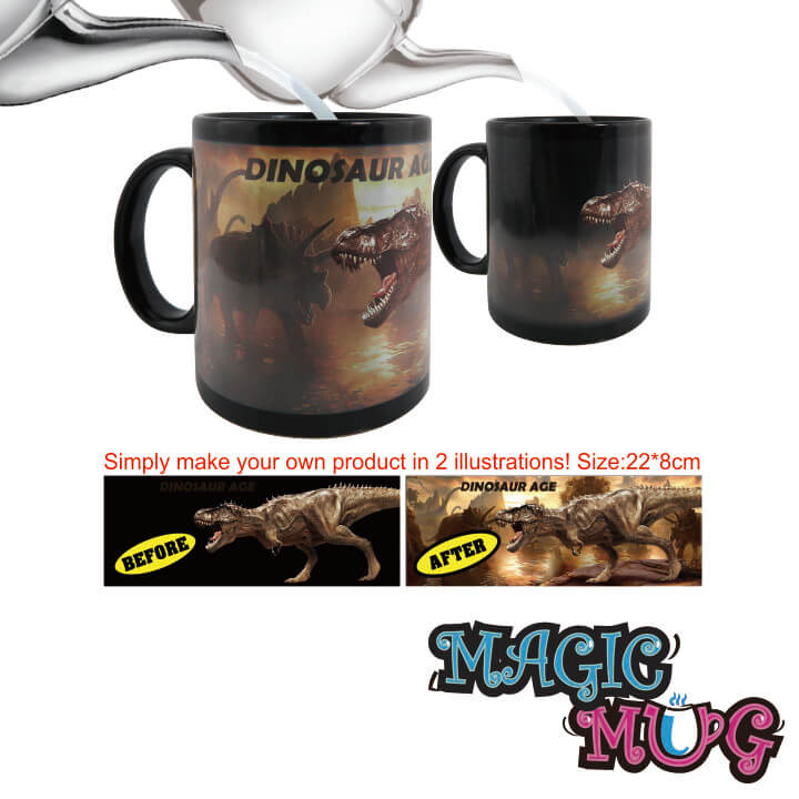 Magic Mug Change Color Cup Dinosaur Series F8O011-0AAD