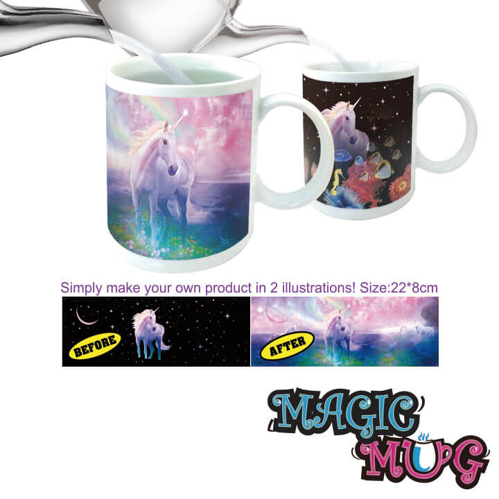Magic Mug Change Color Cup Unicorn Series F8O011-0FFD