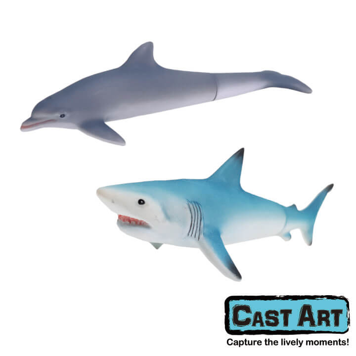 Cast Art Shark Dolphin Pen F8O015-0BBP