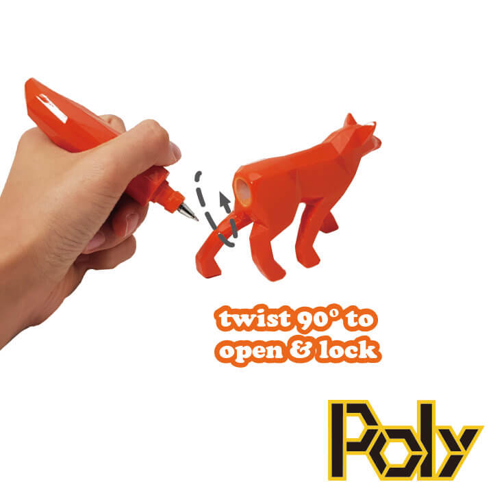 Cast Art Poly Resin Pen Animal Series F8O015-0EEP