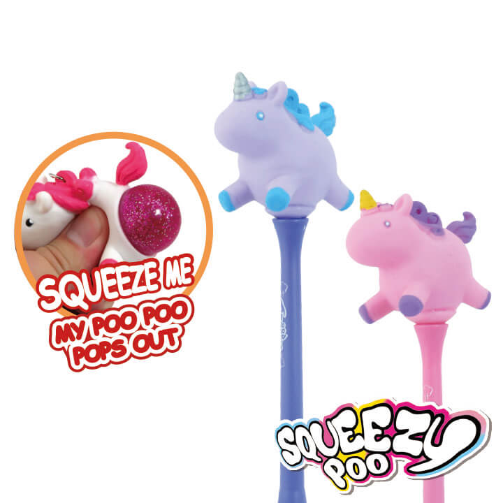 Squeezy Poo Pen Unicorn Series Unicorn Stationery FY2-F022