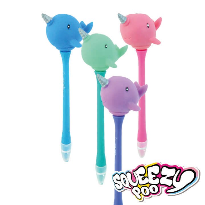 Squeezy Poo Pen Narwhal Series Animal Pens FY2-F023