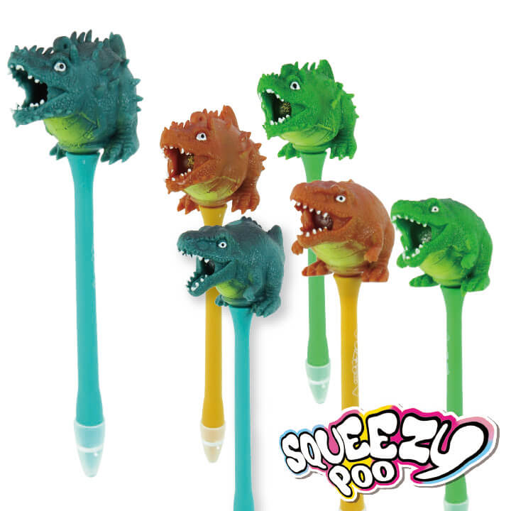 Squeezy Poo Pen Variant T-Rex Series Dinosaur Pens FY2-F025