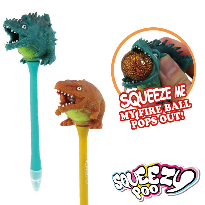 Squeezy Poo Pen Variant T-Rex Series Dinosaur Pens FY2-F025