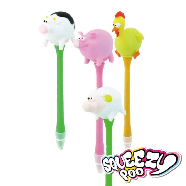 Squeezy Poo Pen Farm Series Toy Pen FY2-F026