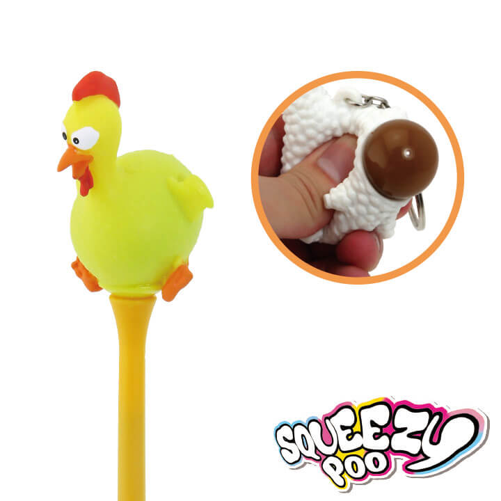 Squeezy Poo Pen Farm Series Toy Pen FY2-F026