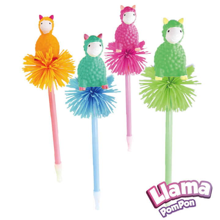 Llama Pompon Pen FY2-F028-A