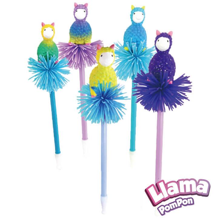 Llama Pompon Pen Rainbow Starry Series FY2-F028-B