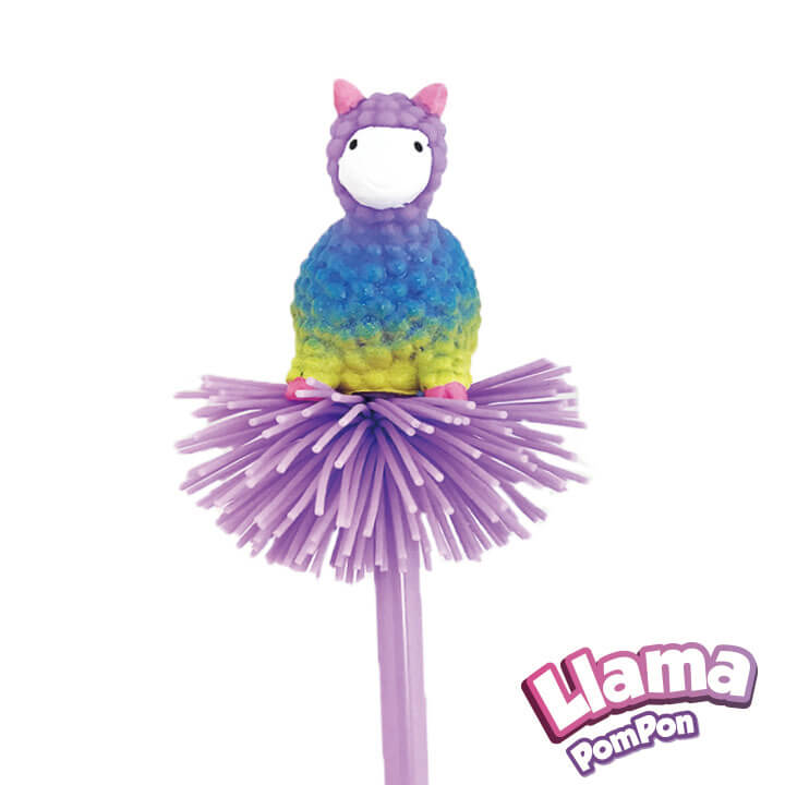 Llama Pompon Pen Rainbow Starry Series FY2-F028-B
