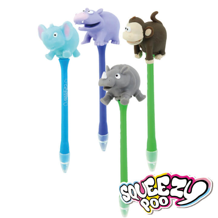 Squeezy Poo Pen Wild Animal Series Fancy Writing Pens FY2-F028