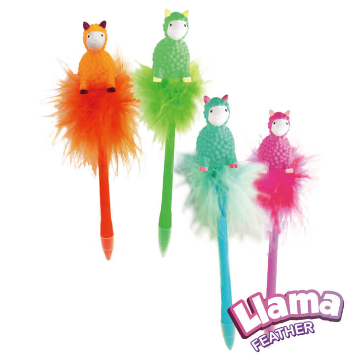 Llama Feather Flash Pen Alpaca Pen FY2-F029-A