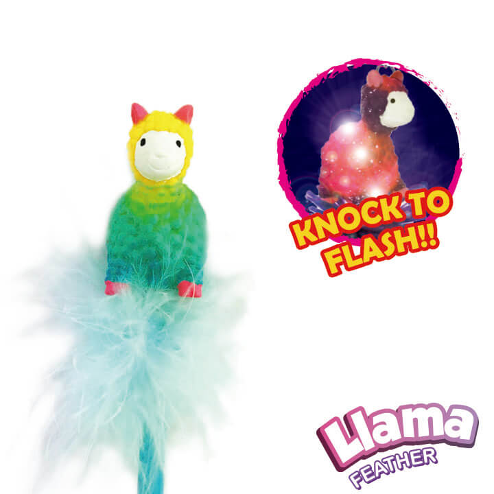 Llama Feather Flash Pen Rainbow Starry Series FY2-F029-B