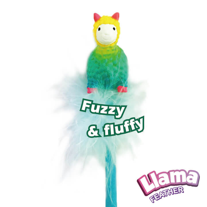Llama Feather Pen Rainbow Starry Series FY2-F030-B