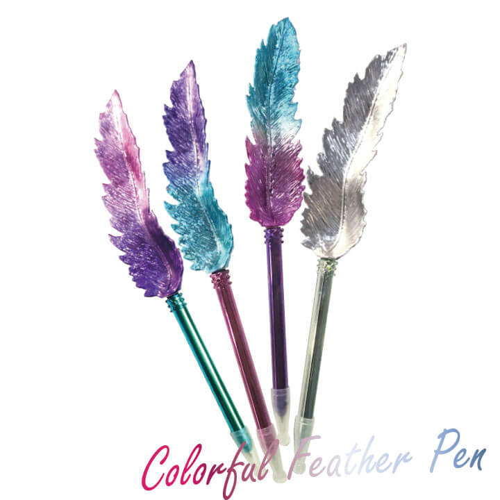 Colorful Feather Pen Gel Ink Pen FY2-F031