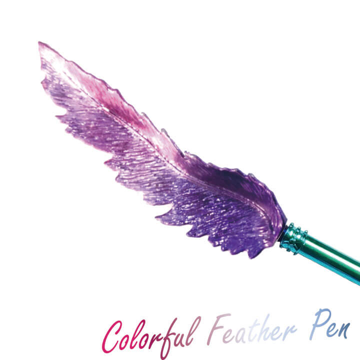 Colorful Feather Pen Gel Ink Pen FY2-F031