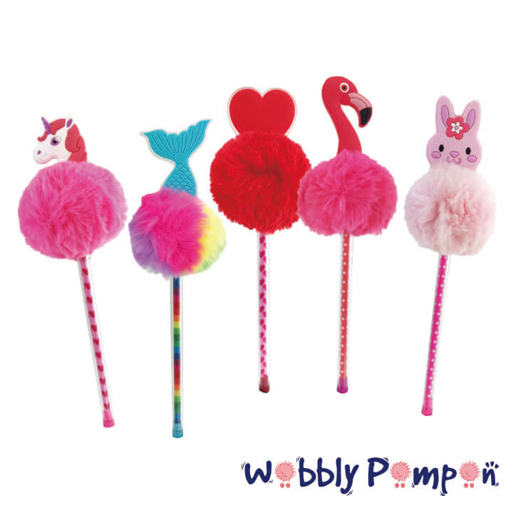 Wobbly Pompon Pen Pen Design FY2-F046