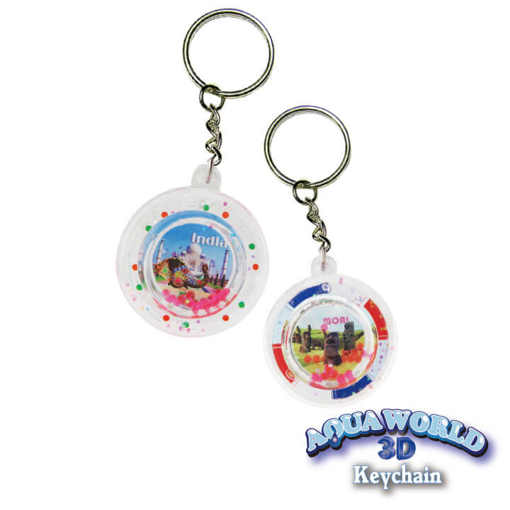 Aqua World Keychain Liquid Lifebuoy Scenery FY4-F023-B