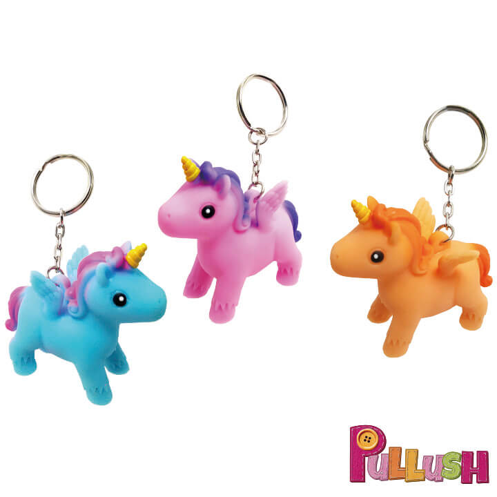 Pullush Soft Keychain Unicorn Series FY4-F026-P