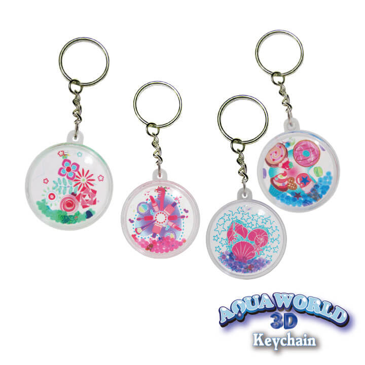 Aqua World Keychain Little Girl Series Design Keychain FY4-F027-B