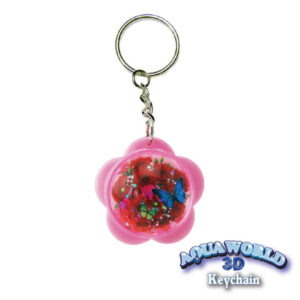 Aqua World 3D Flower Keychain Butterfly Series FY4-F036-B