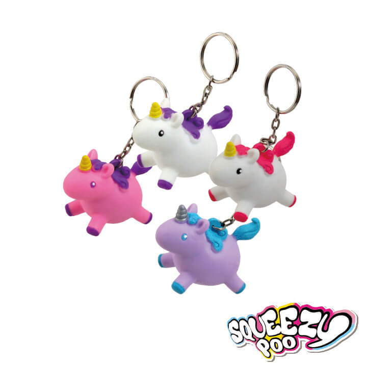 Squeezy Poo Keychain Unicorn Series FY4-F040-A