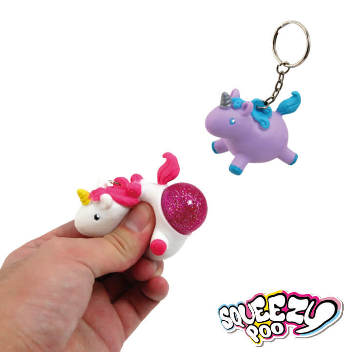 Squeezy Poo Keychain Unicorn Series FY4-F040-A
