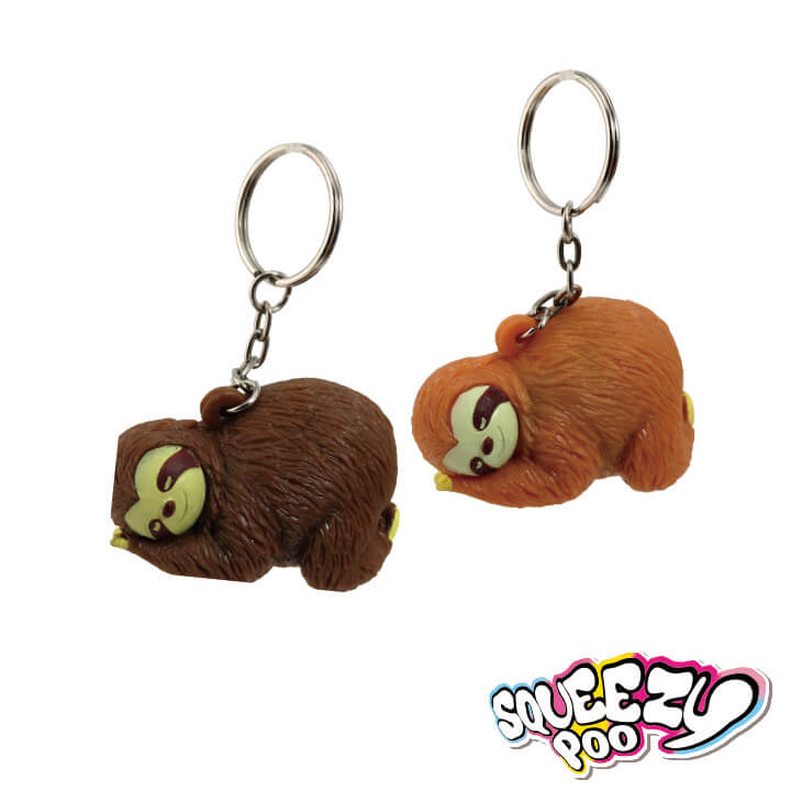 Squeezy Poo Keychain Sloth Series FY4-F040-D