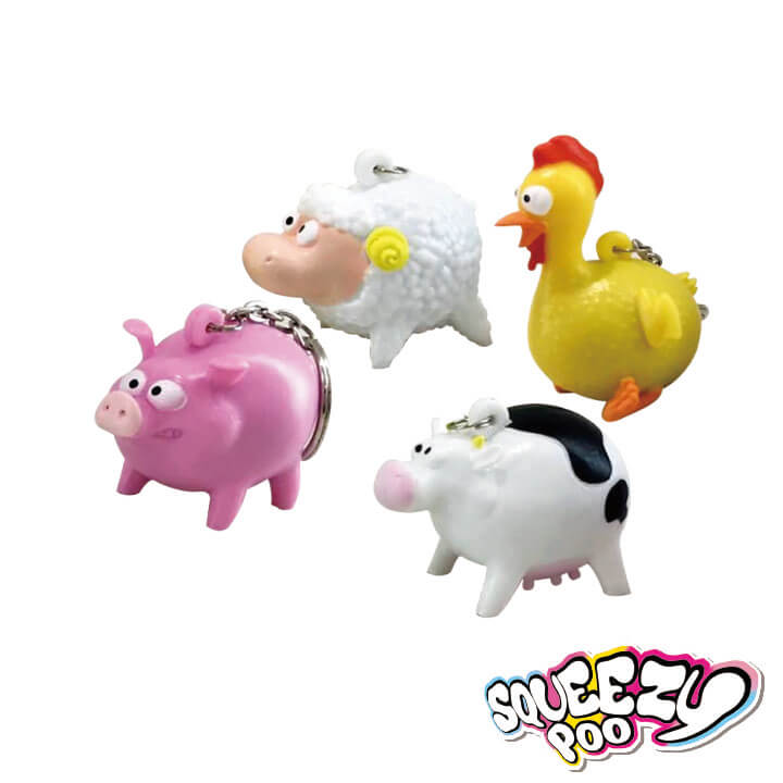 Squeezy Poo Keychain Farm Series FY4-F041