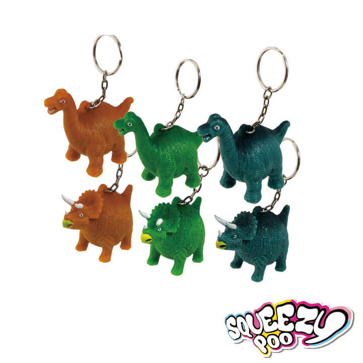 Squeezy Poo Keychain Dinosaur Series FY4-F042
