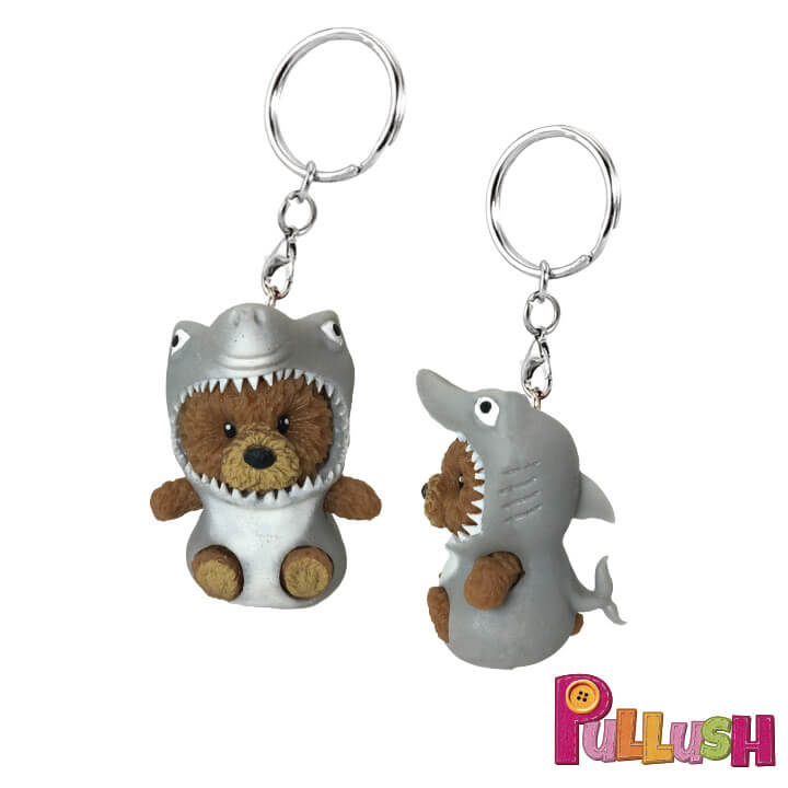 Pullush Soft Keychain Costume Shark Series FY4-F050-F