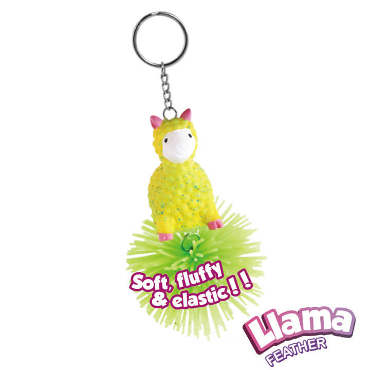 Llama Pompon Keychain Rainbow Starry Series FY4-F055-B