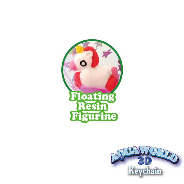 Aqua World 3D Keychain Flamingo Heart Series Flamingo Keychain FY4-F074-F