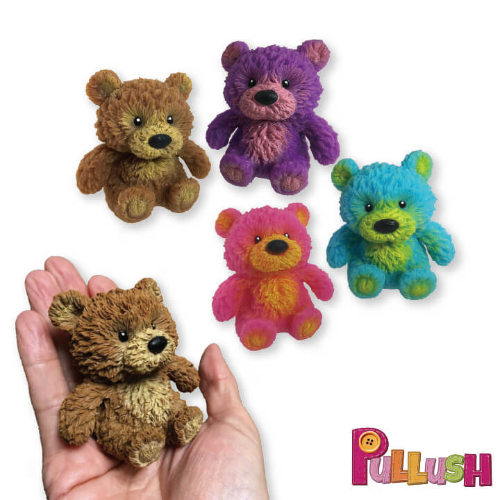 Pullush Soft toy Bear Series Bear Wear Keychain FY5-F014