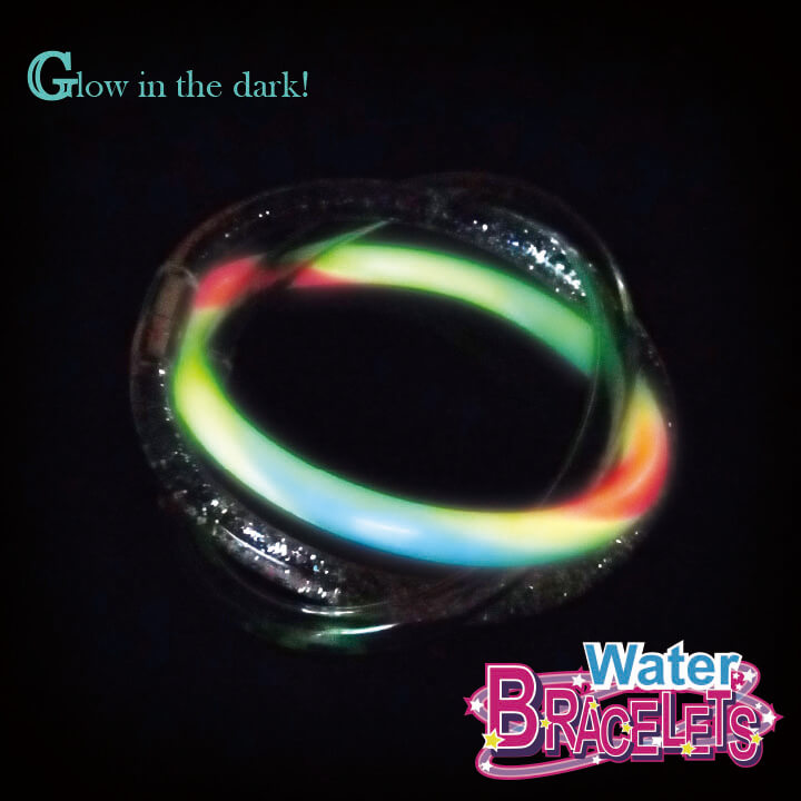 Water Bracelets-Glow in the Dark 3 Rings Series FY5-F020-D