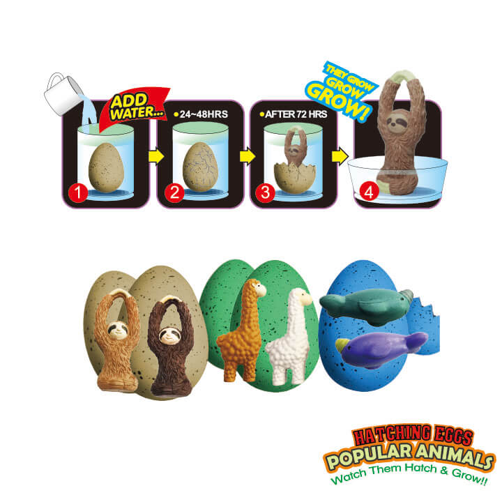 Hatching Egg Llama Narwhal Sloth Series FY5-F065 - FOLUCK-Novelty toys
