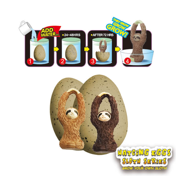 Hatching Egg Sloth Series 6cm Egg Toy FY5-F068