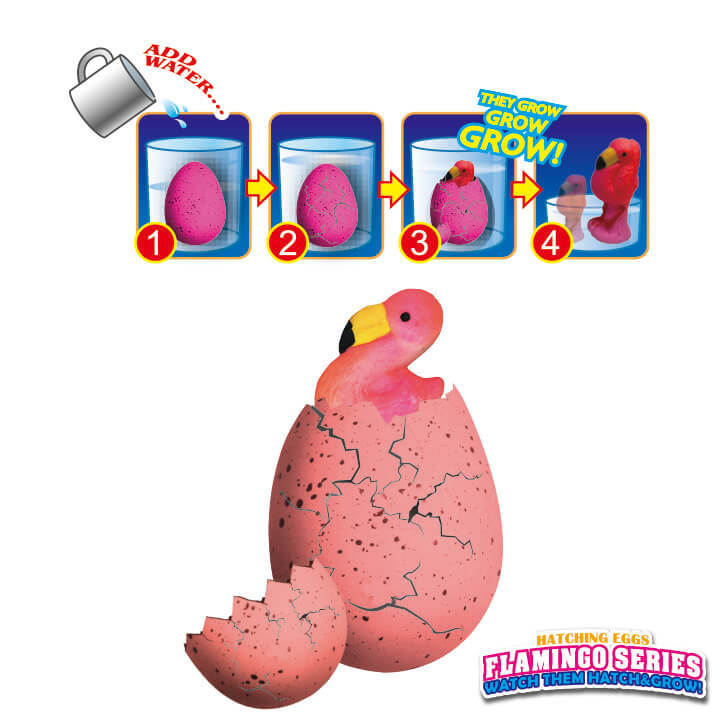 Hatching Egg Flamingo Egg Toy Series 6cm FY5-F084