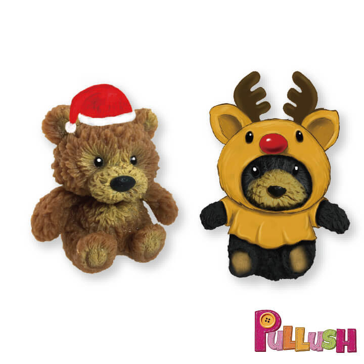 Pullush Soft toy Costume Bear Christmas FY5-F104-I