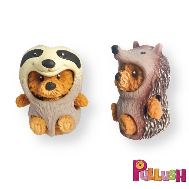 Pullush Soft toy Costume Bear Hedgehog Sloth FY5-F104-L