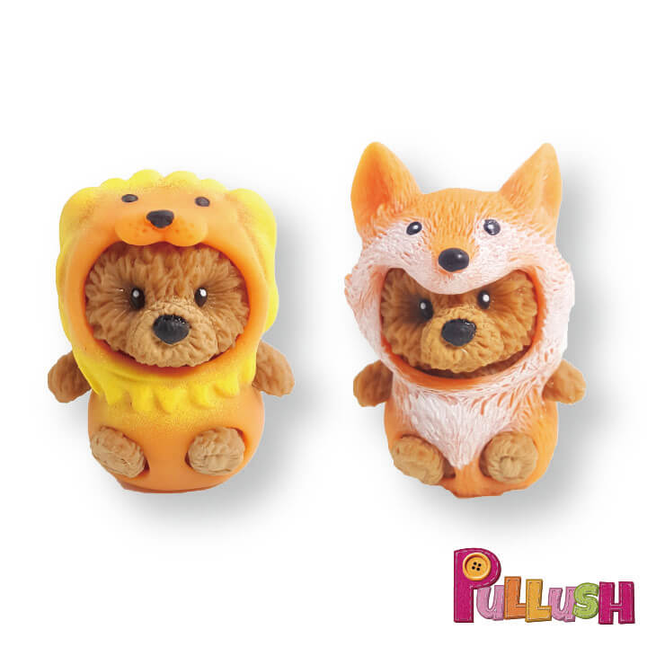 Pullush Soft toy Squishy toy Costume Bear Lion Fox FY5-F104-M