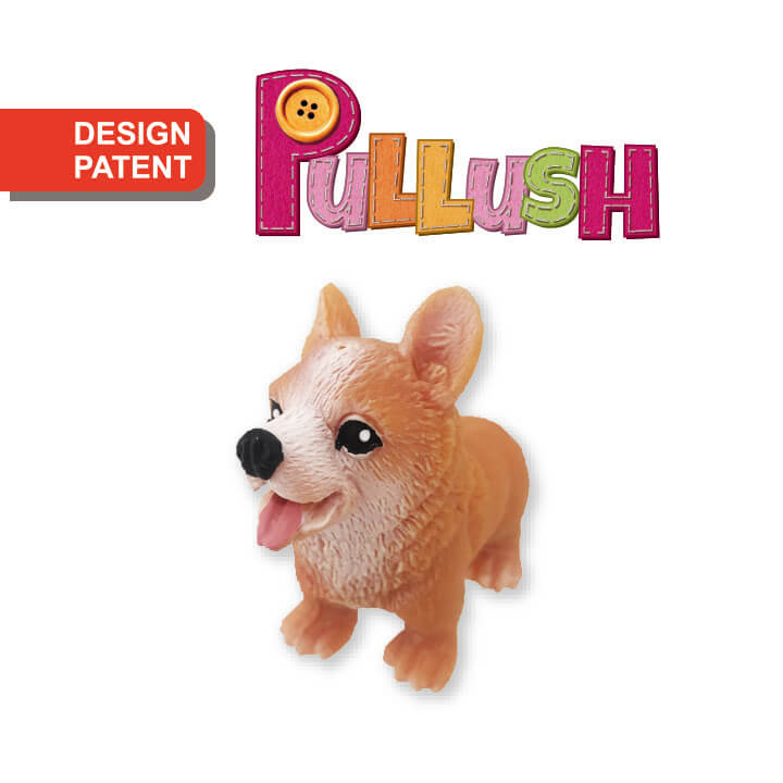 Pullush Soft toy Little Corgi Series FY5-F106-I