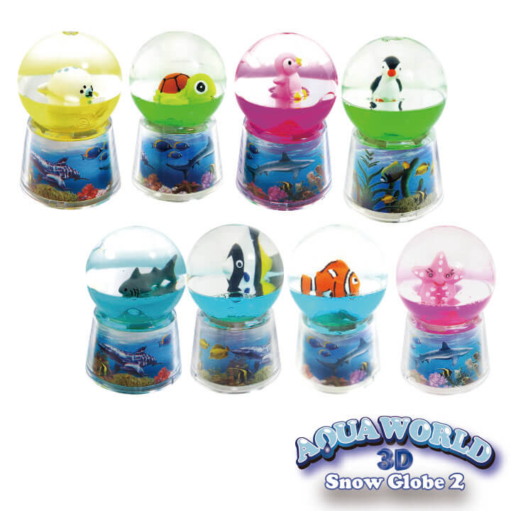 Aqua World 3D Snow Globe 2 Ocean Series FY6-F013-B