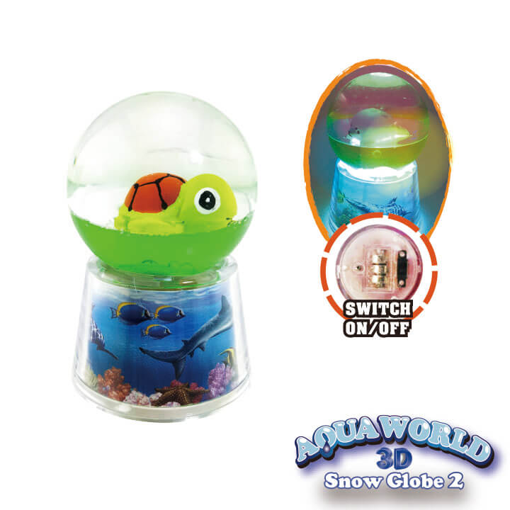 Aqua World 3D Snow Globe 2 Ocean Series FY6-F013-B