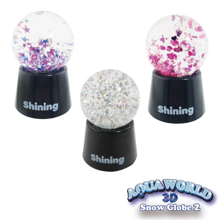 Aqua World 3D Snow Globe 2 Shining Series FY6-F013-D