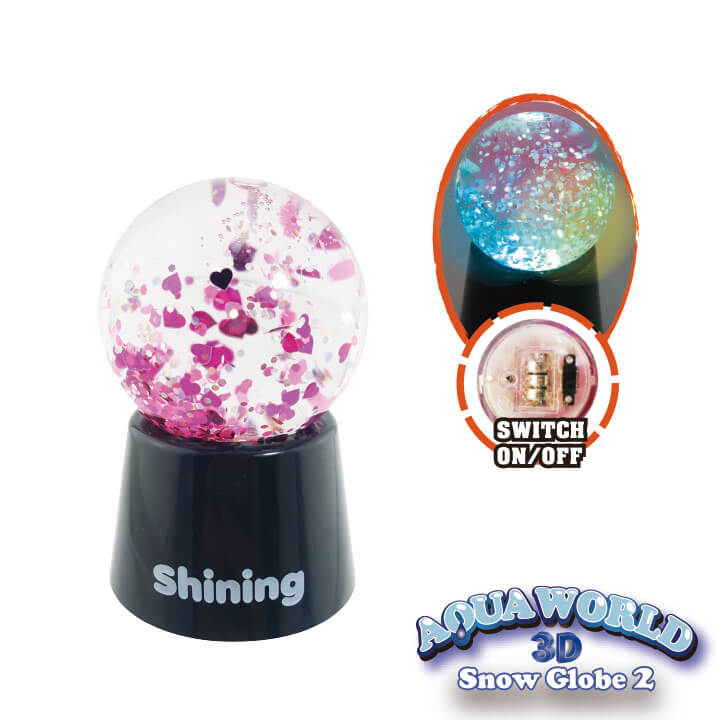 Aqua World 3D Snow Globe 2 Shining Series FY6-F013-D