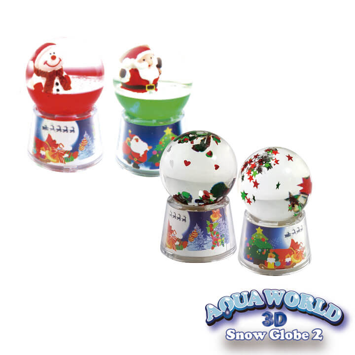 Aqua World 3D Snow Globe 2 Christmas Series FY6-F013-E